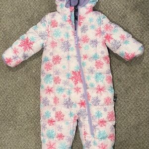 Spyder Kids Snowflake Print Jacket - Pink, Blue, Purple